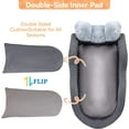 thumbnail image 6 of Dog Car Seat for Small Dog Center Console Seat Pet Booster Seat for Car Puppy Car Seat for Small Dogs(Dark Gray), 6 of 12