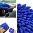 thumbnail image 5 of SPRING PARK Microfiber Chenille Cleaning Tool Washing Brush Soft Sponge Pad, Car Cleaning Tools Kit, Washing Brush Window Glass Cleaning Glove Tool, 5 of 7