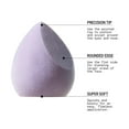 thumbnail image 4 of Juno & Co. Esponja De Maquillaje De Microfibra Tecnología De Doble Capa Para Una Cobertura Total Licuadora De Maquillaje Impecable Para Base En Polvo Y Crema (Estilo Lavanda Y Color Morado), 4 of 5