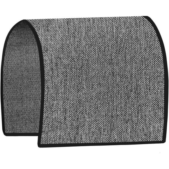 shiyou-Linen Armrest Cover for Recliner Sofa Arm Slipcover with Anti-Slip for Living Room Couch Loveseat Linen Look Armrest Pod Covers for Chairs Sofa Arm Protector for Pets, Dogs, Set of 2, Grey