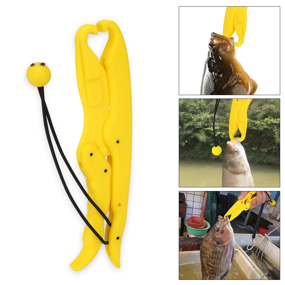 Agarrador De Labios Para Pesca - Herramienta Flotante Con Cordón, Para Agua Dulce Y Salada
