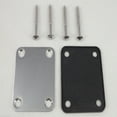 thumbnail image 5 of Electric Guitar Neck Plate with Screws for Strat Guitar Precision Jazz Bass Replacement (Chrome Color), 5 of 5