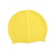 thumbnail image 1 of Gorro de baño de silicona flexible para playa, verano, color puro, para entrenamiento y Amarillo, 1 of 9