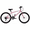 Pink, variant on FUPOJH 24" Mountain Bikes for Men, Women & Boys, 7-Speed, V-Brakes, off-Road Tires,Black