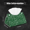 thumbnail image 6 of Lsque Soccer Printed Long Tissue Box Cover Holder, Facial Paper Organizer Dispenser,Triangle with Bottom Belt, PVC Leather Decorative Organizer, 6 of 9