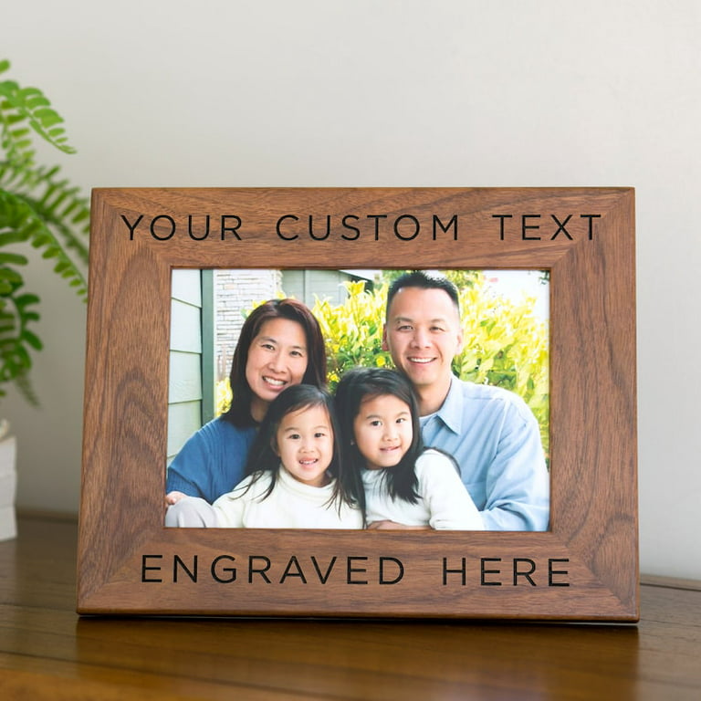Personalized Picture Frames 5x7, Picture Frames 4X6, Wooden