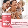 thumbnail image 4 of Cápsulas probióticas para mujeres VIV ONU, 60 cápsulas, 18 cepas activas, nutrición compleja de arándano, suplemento vegano de higiene femenina., 4 of 5