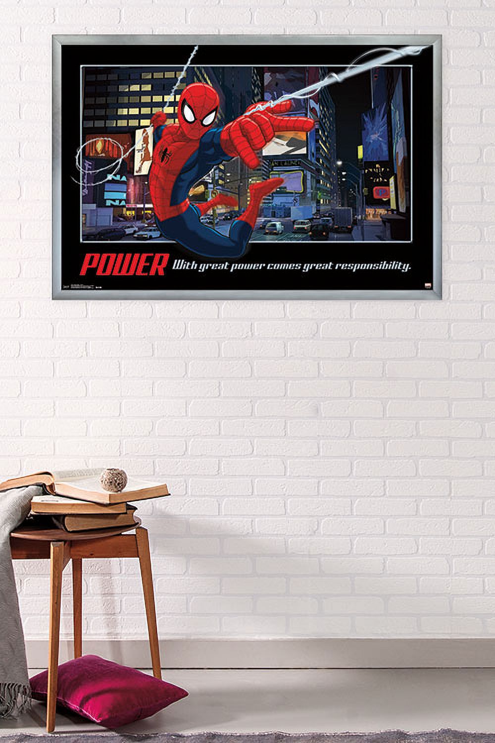 Marvel Comics - Spider-Man - Power Wall Poster, 22.375" x 34", Framed