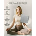 thumbnail image 7 of Aship Electric Heating Pad for Period Cramps & Back Pain Relief, Portable Heat Pad for Neck and Shoulders - Christmas Gifts for Mom Dad, 10 Heat Settings, ETL Certified, 12"x24", Gray, 7 of 7