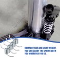 thumbnail image 3 of FONWILYO 10 Pcs Ressort de Remplacement pour Crics Hydrauliques et de Sol Acier Argenté Robuste, 3 of 7