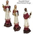 thumbnail image 3 of Urbalabs Saint Joseph Statue Catholic Saints Statues Religious Figurines 13 Inch Blessed Sacred Heart of Jesus Statue Crucified and Crowned Jesus Cristo, 3 of 7