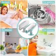 thumbnail image 6 of 2 Pack Leaf-Shape Self Draining Plastic Soap Dish Holder with Suction Cup,Portable Soap Tray for Bathroom Shower, Kitchen Sink, Save Space and Soap (Gray + Green), 6 of 7