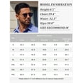 thumbnail image 6 of COOFANDY Mens Short Sleeve Dress Shirts Casual Untucked Shirt Summer Button Down Shirts, 6 of 6