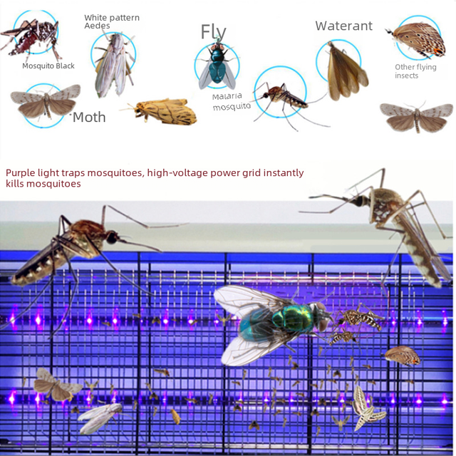 Repelente de mosquitos para uso doméstico, repelente de mosquitos para uso comercial en restaurantes, repelente de mosquitos ultravioleta para uso en exteriores, repelente de mosquitos con descarga