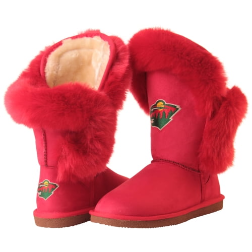 Minnesota Wild Cuce Women's Champions Boots Red 11 by Cuce Shoes