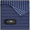 thumbnail image 1 of QJUHUNG 210T Sac de Couchage Imperméable 32-59°F Bleu, 1 of 4