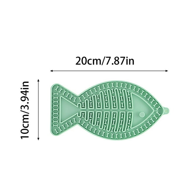 Fish Shaped Cat Slow Feeders Lick Mat Alternative To A Slow Feed Cat Bowl Or Dish Perfect For Food And Anxiety Reduction