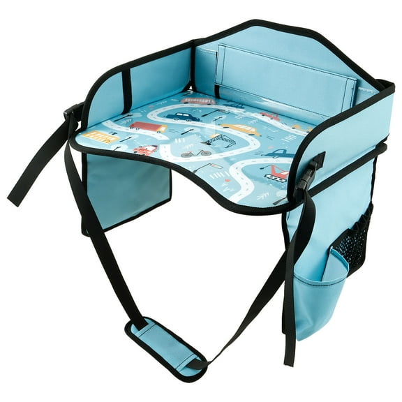LINFANG Enduring Car Seat Tray Portable Kid Travel Table Multifunctional Car Seat Tray Table for Children Road Trip Activity Kid Travel