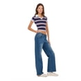 thumbnail image 3 of Forever 21 Women’s Tee with Allover Stripes Casual Classic Trend Style, XS-XL, 3 of 6