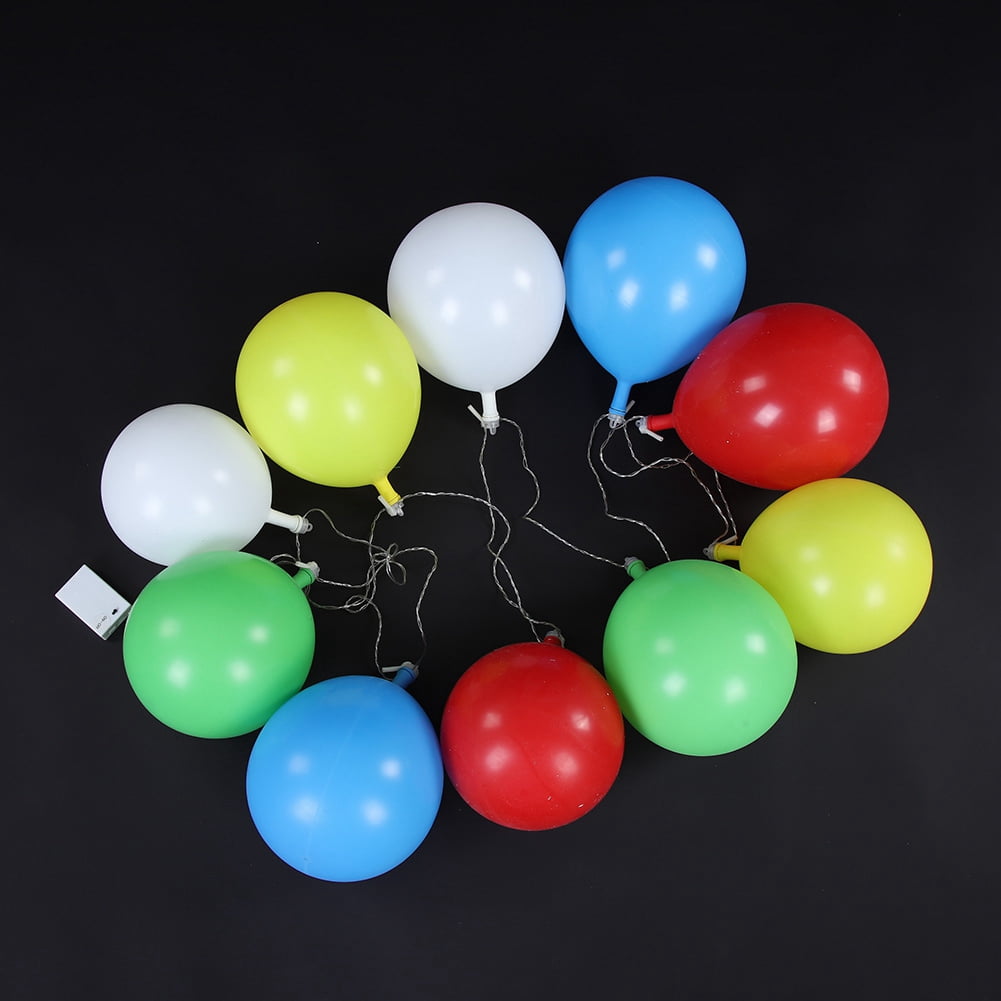 Mgaxyff LED Luminous Balloons Lights String Glowing Light for Kid
