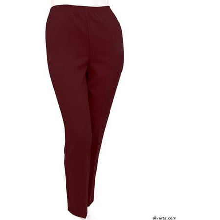 Silvert's - Silverts 130900904 Womens Elastic Waist Polyester Pants 2 ...