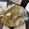 thumbnail image 3 of Bufanda estampada de 70x70cm para mujer, chal cuadrado de seda Pashmina, diadema decorativa para el cuello, Bandana de diseño de lujo, nueva moda 2024, 3 of 5