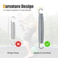 thumbnail image 5 of Gymax 7 Inch Rustproof Replacement Trampoline Elasticity Springs Galvanized Steel, 5 of 8