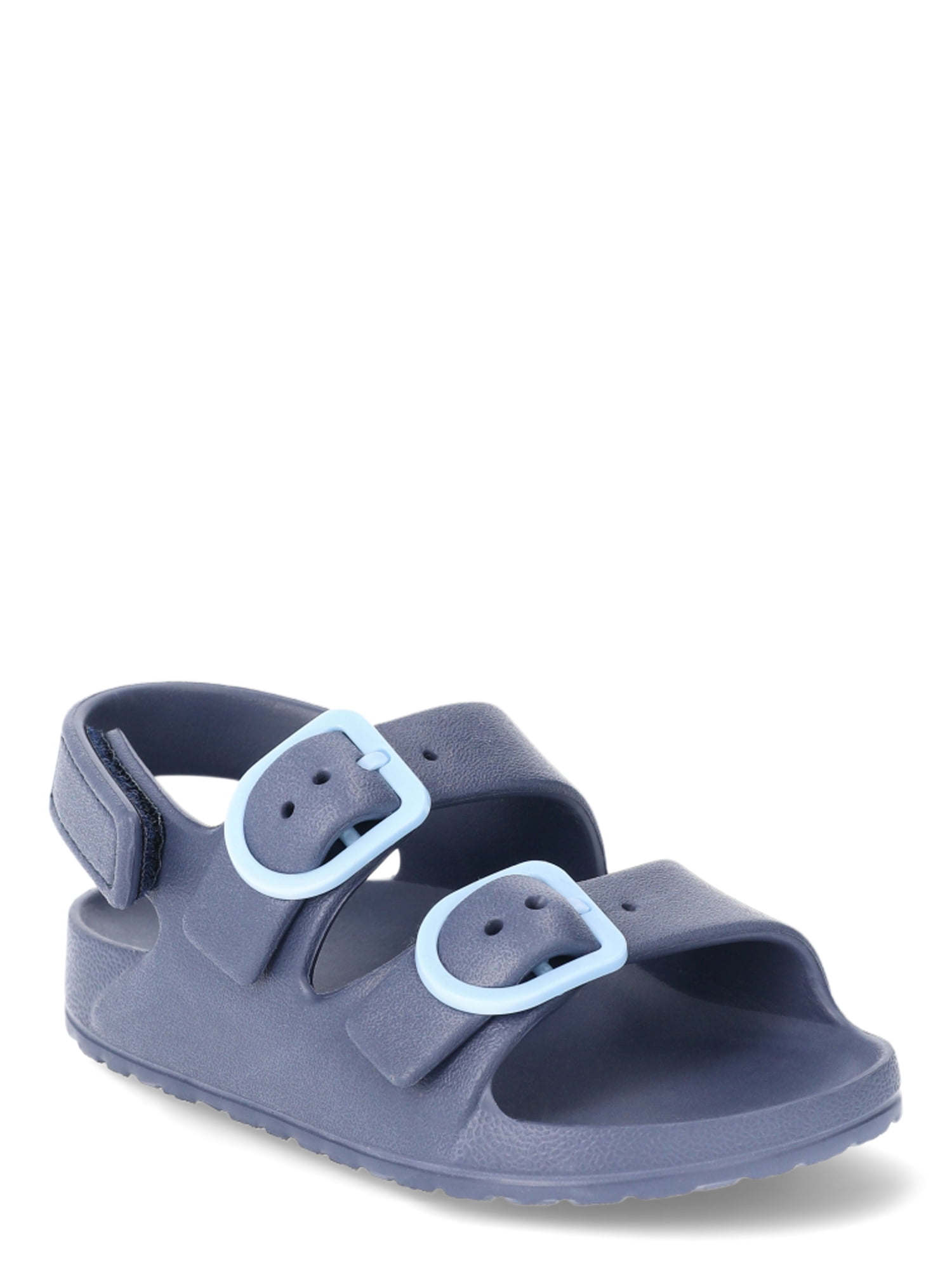 Wonder Nation Toddler Kids EVA Two Buckle Sandal, 2- Pack