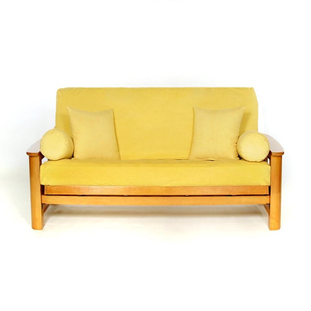 yellow futon covers