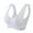 White, variant on Women Adjustable Front Cross Side Buckle Bra,Corset Bra Front Cross Side Buckle Lace Bras,Lace Sports Lounge Bra Yoga Workout Activewear,Easy Close Sports Bra