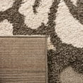thumbnail image 6 of SAFAVIEH Florida Davin Floral Shag Runner Rug, Smoke/Beige, 2'3" x 11', 6 of 7
