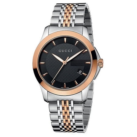 Gucci Men's G-Timeless G Quartz Sapphire Stainless Steel 38mm Watch YA126410