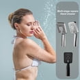 thumbnail image 4 of Cabezal de ducha de lluvia de 3 modos, cabezal de ducha de baño ajustable de alta presión, filtro de lluvia para aumento de presión de agua, Juegos de accesorios de baño Vollständige Beschichtung Moyic HA004429-03, 4 of 6