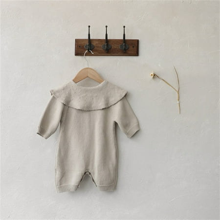 

Gubotare Baby Bodysuit Sets Baby Girl Daisy T Shirt Romper Short Sleeve Oversized Bodysuit Bubble Onesie Top Clothes Khaki 0-6 Months