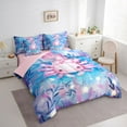 thumbnail image 3 of Castle Fairy Kawaii Salamander Bedding Comforter Set,Underwater World King Bedding Sets, 3 of 8