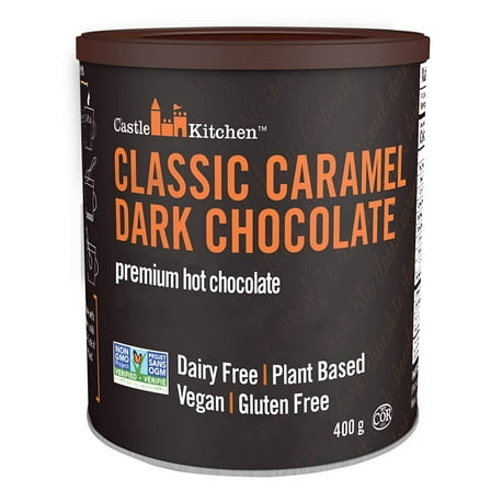 Castle Kitchen Classic Carmel Dark Hot Chocolate Mix, 14 Oz