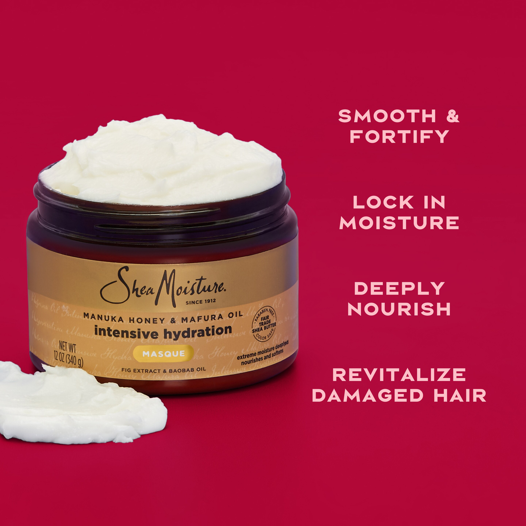 SheaMoisture Manuka Honey & Mafura Oil Intensive Hair Masque photo 6