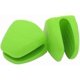 thumbnail image 1 of Heat Resistant Silicone Oven Mitts with Finger Protection for Cooking, Baking, and BBQ (Green), 1 of 5