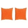 thumbnail image 1 of Lot de 2, Housse de Coussin Carrée Décorative en Velours Côtelé Doux, 1 of 2