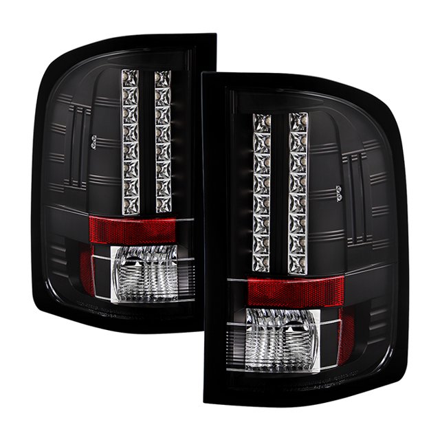 Spyder Automotive Tail Light Assembly - LED 5001771 Tail Light Assembly- LED; Clear Lens; Black Housing; LED Bulb/Uses OE Reverse Bulb