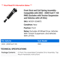 thumbnail image 2 of Front Strut and Coil Spring Assembly - Compatible with 2004 - 2008 Ford F-150 RWD (Excludes with Torsion Suspension and Vehicles with Lift Kits) 2005 2006 2007, 2 of 2