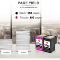 thumbnail image 4 of Mony Remanufactured HP 61 XL 61XL Ink Cartridges (Black, 4 of 5