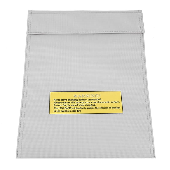 Fireproof Bag, Lightweight Portable Fireproof Lithium Battery Storage Bag Practical Tool Professional Reusable Li Po Battery Safety Two Size Pouch Charging Sack