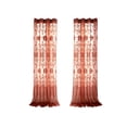 thumbnail image 3 of Aoznliie Bohemian Curtains, Semi Blackout Geometric Print Curtains for Living Room Bedroom, Boho Window Curtain with Grommets, 85x52in, 3 of 7