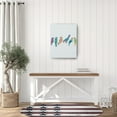 thumbnail image 3 of 5' Round Simply Daisy Stars and Stripes with Words Americana Chenille Area Rug, Blue-Red, 3 of 4