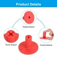 thumbnail image 3 of Uxcell Rubber Golf Tee, 1.4" Golf Practice Tees Training Driving Range Tee Red 12 Pcs, 3 of 6