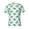 thumbnail image 4 of Qekee Sea Turtle Classic Fit T-Shirt Men's Shirt Men's Tight Short Sleeves for Exercise, Running, Mountaineering - Sea Turtle, 4 of 9
