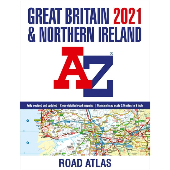 2021 Great Britain & Northern Ireland A-Z Road Atlas, (Paperback)