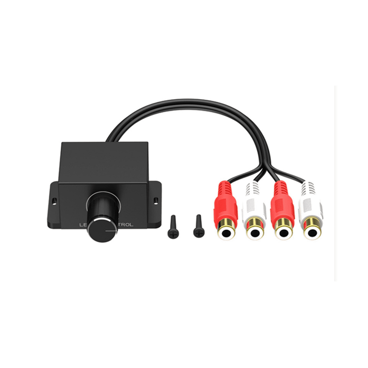 Car Audio Amplifier Bass Level Remote Volume Control Knob 2RCA Male and