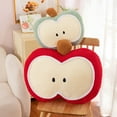 thumbnail image 5 of Apple Throw Pillow,Soft Plush Fruit Cushion,3D-Apple Shaped Plush Pillow for Bed Chair Sofa, 5 of 6